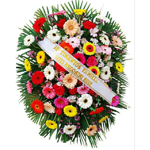 Coroa  Gerberas Mistas
