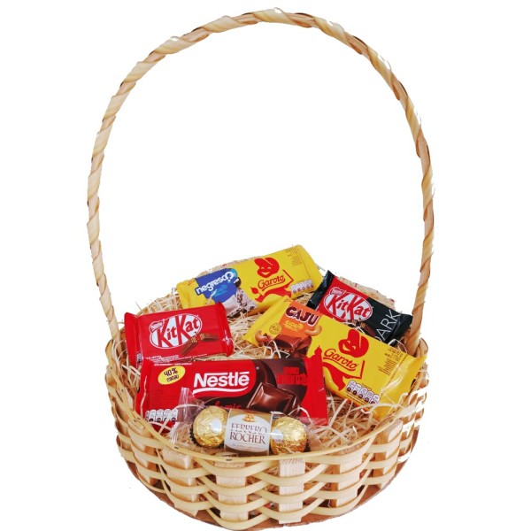 Cesta De Chocolate Doçura De Amor ❤️