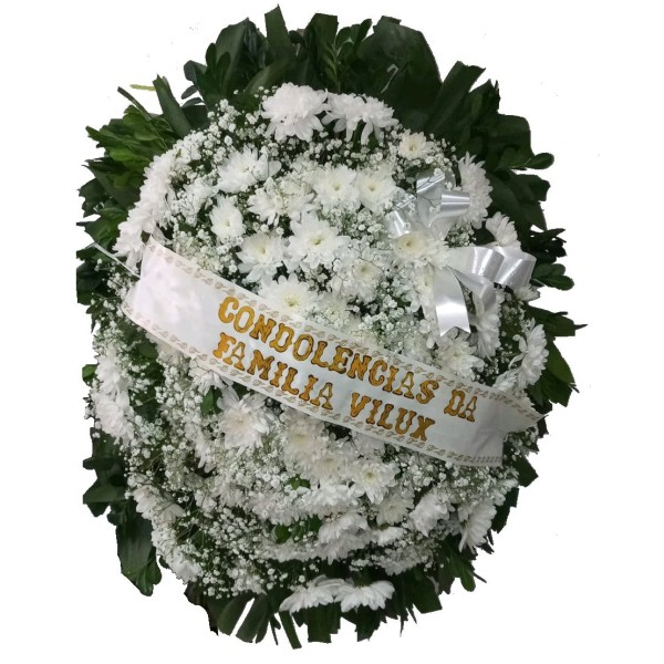 Coroa "Especial (P)"(Esgotado Coroa de Crisântemos Branca)